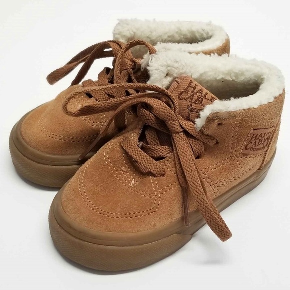 Vans Other - Vans Toddler Half Cab Shoes Suede Mid Top